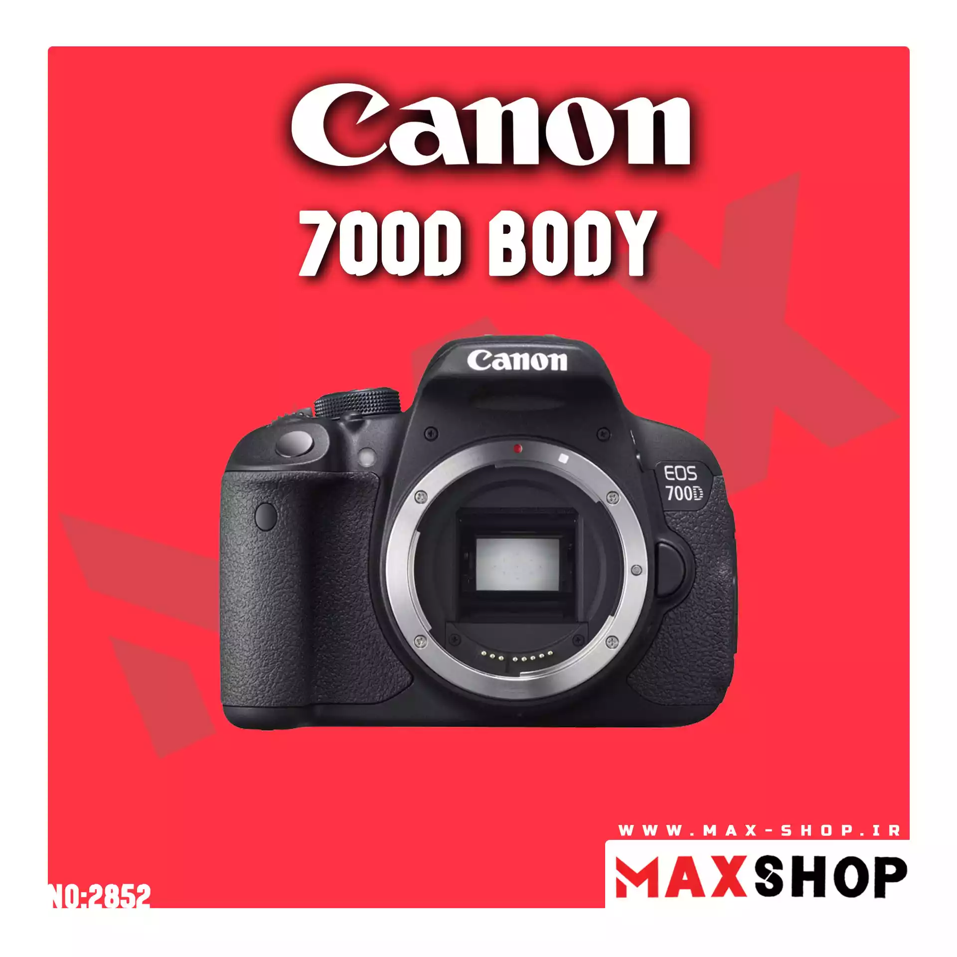 دوربین حرفه ای کانن  | Canon 700D body  دست دو